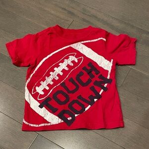The Children's Place Red Football Graphic Tee Tshirt
